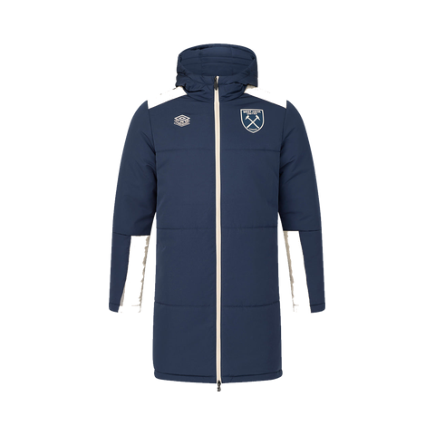 UMBRO WEST HAM PRO TRAINING PADDED JACKET 25/26 SPELLBOUND / ECRU