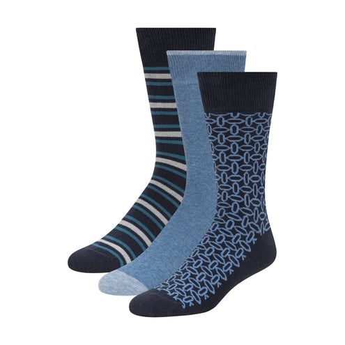 TED BAKER 3 Pack Mens Cotton Blend Sock