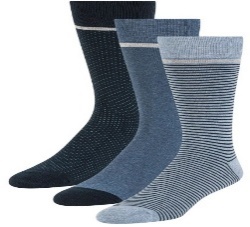 TED BAKER 3 Pack Mens Cotton Blend Sock