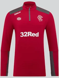 RANGERS PLAYERS MATCHDAY FLEECE 1/4 ZIP MIDLAYER WOMENS