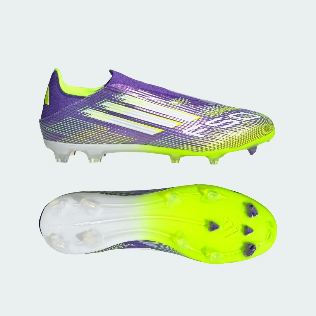 F50 League Lace less Firm/Multi Ground Boots