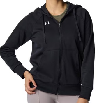 UA Rival Fleece Full Zip Womens Hoodie