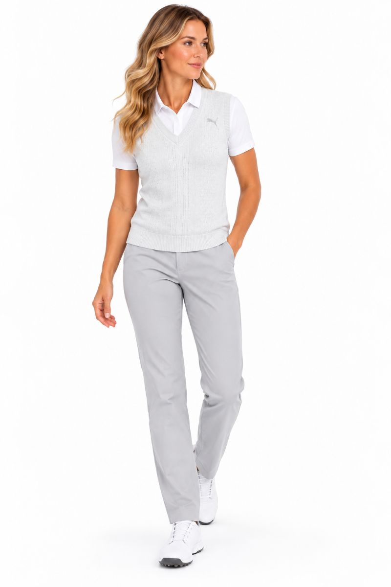 PUMA GOLF SL KNIT TOP