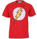 DISTRESSED FLASH LOGO BOYS T 7-8-OFM