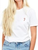 GAME ON CANDY CANE EMB LADIES T OFM