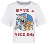 TOM&JERRY COLORS SUMMER BOXY CROP T OFM