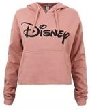 DISNEY PLAIN LOGO CROPPED HOOD OFM