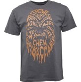 STAR WARS CHEWBACCA TEXT MENS TSHIRT OFM