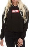 MARVEL BOX LOGO LADIES CROPPED HOOD OFM