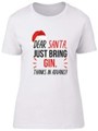 GAME ON DEAR SANTA LADIES RINGER T OFM