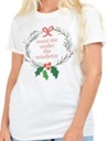 GAME ON MISTLETOE LADIES T OFM