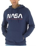 NASA INSIGNIA MENS P/O HOOD NAVY OFM