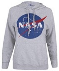 NASA CIRCLE LOGO HOOD OFM