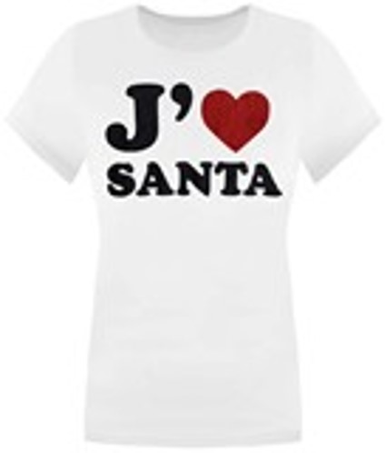 GAME ON I LOVE SANTA LADIES T OFM