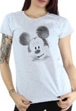 DISNEY MICKEY FACE LADIES T SHIRT GR OFM