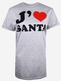 GAME ON I LOVE SANTA LADIES T OFM